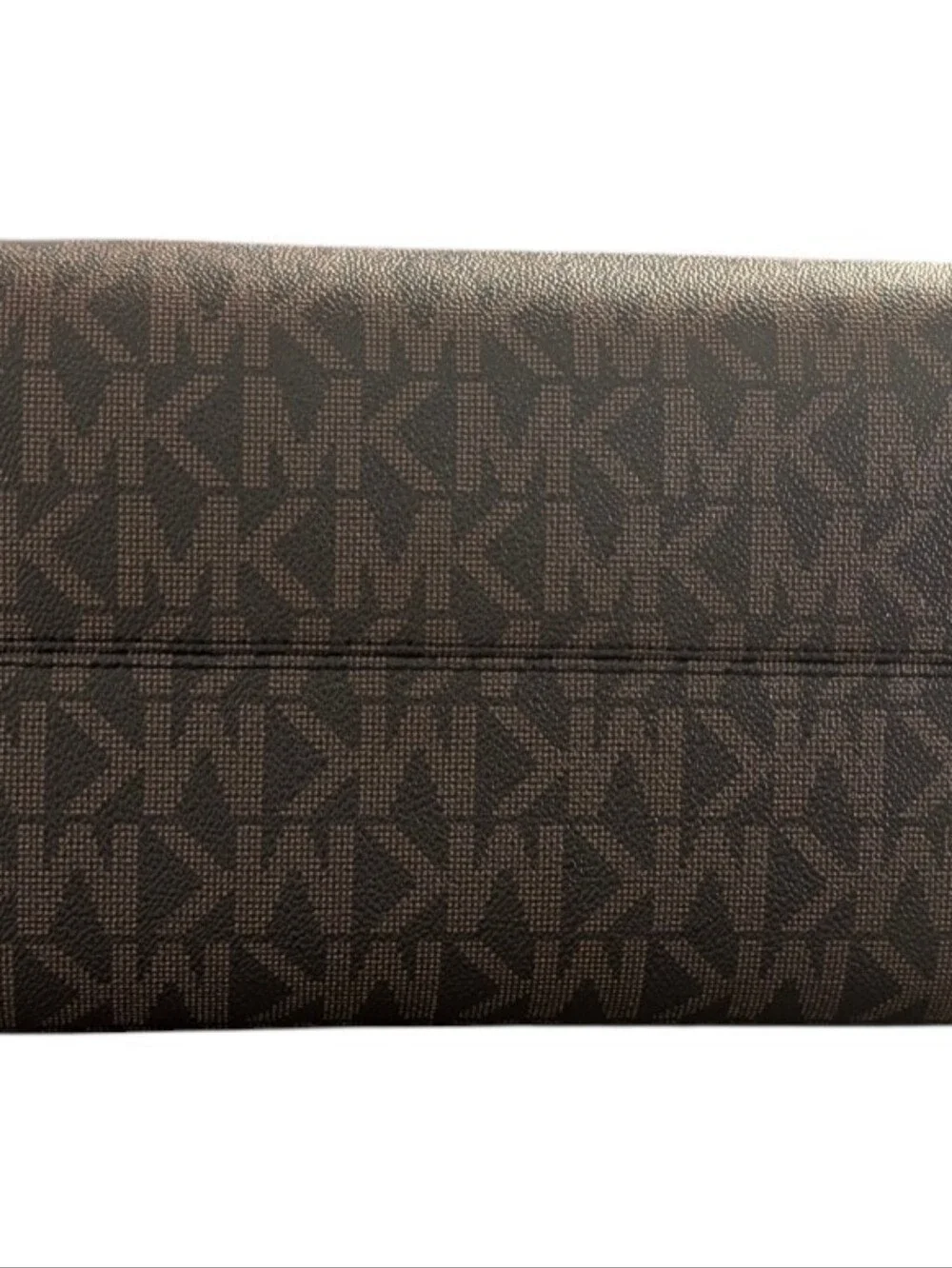 New Michael KORS Ciara Large Logo Acorn Leather Satchel